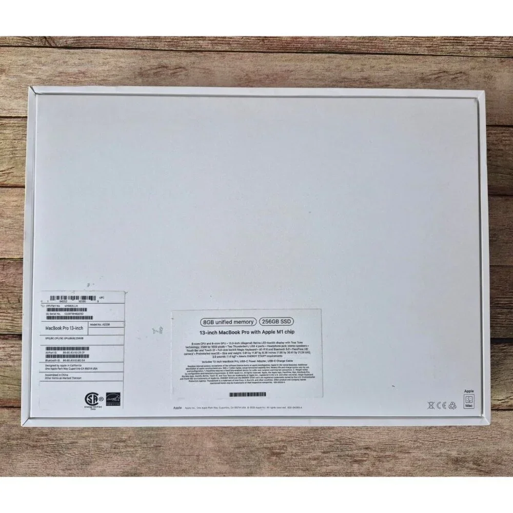 Original Macbook Pro OEM Apple 13-inch Model A2338 Empty Box Only